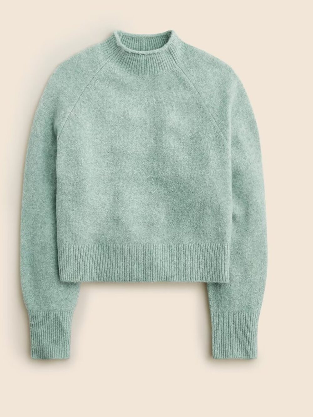 J. Crew Rollneck Sweater Womens XL Supersoft Yarn Merino Wool Alpaca Blend Boxy - Picture 2 of 5